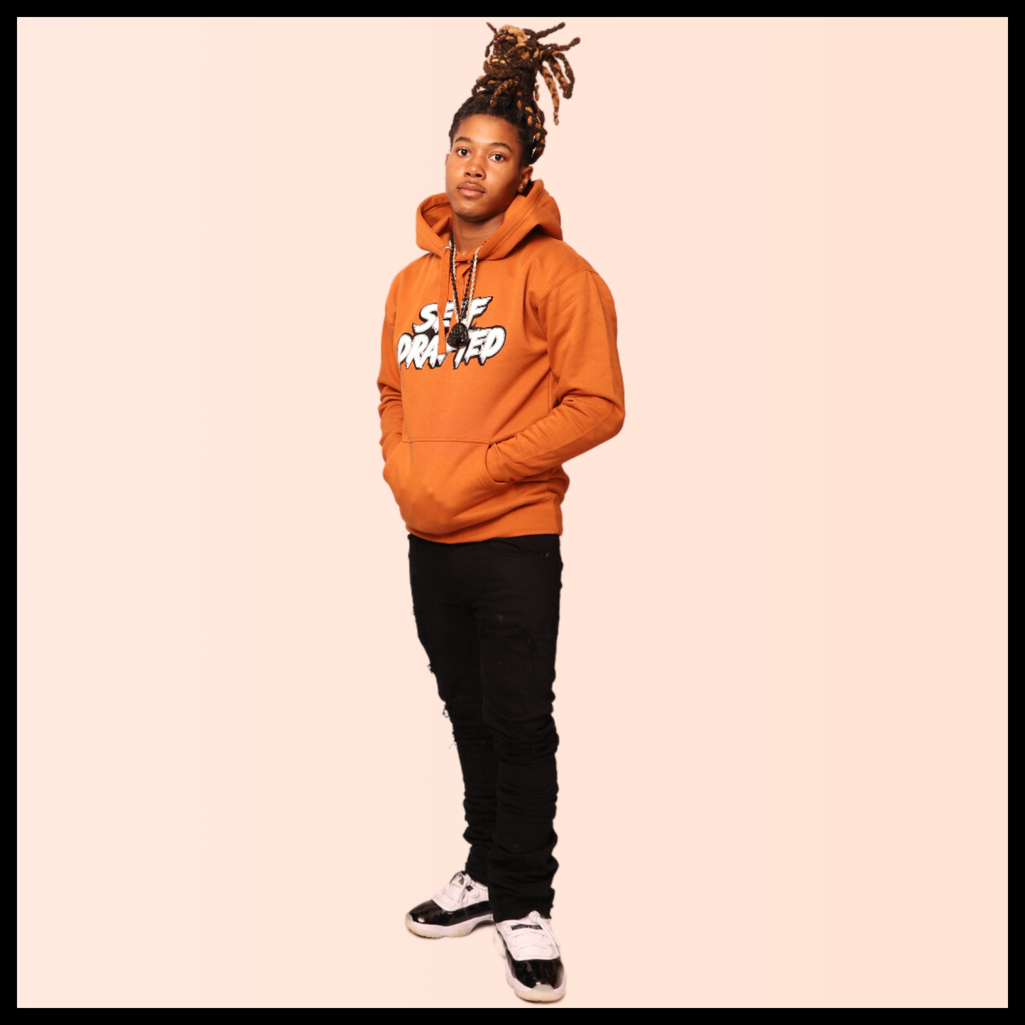 Self Drafted "Adobe Brown" Premium Pullover Hoodie (Unisex)