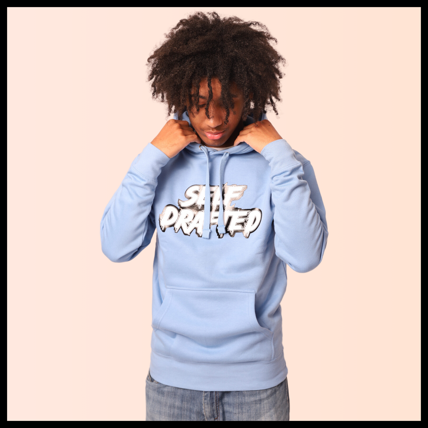 Self Drafted "Carolina Blue" Premium Pullover Hoodie (Unisex)