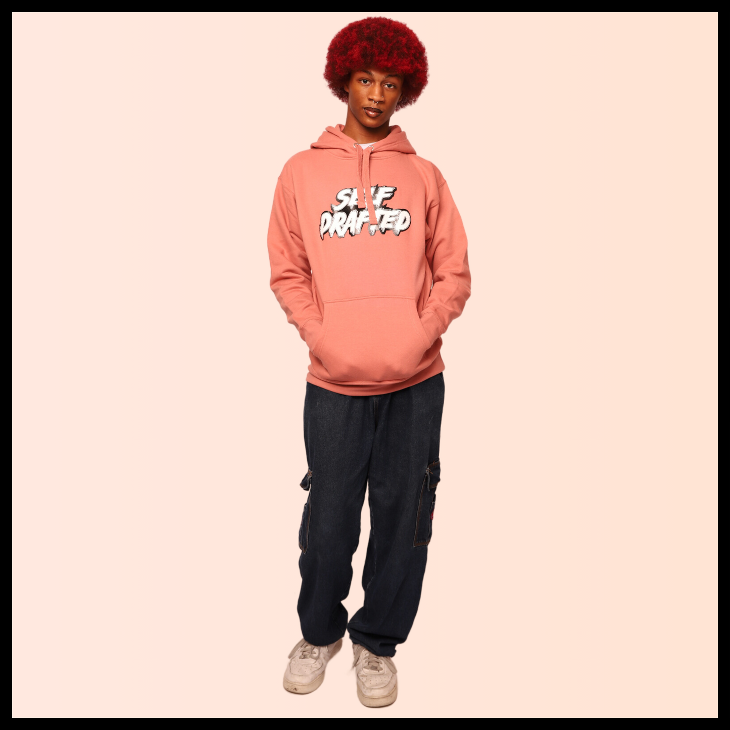 Self Drafted "Dusty Rose" Premium Pullover Hoodie (Unisex)