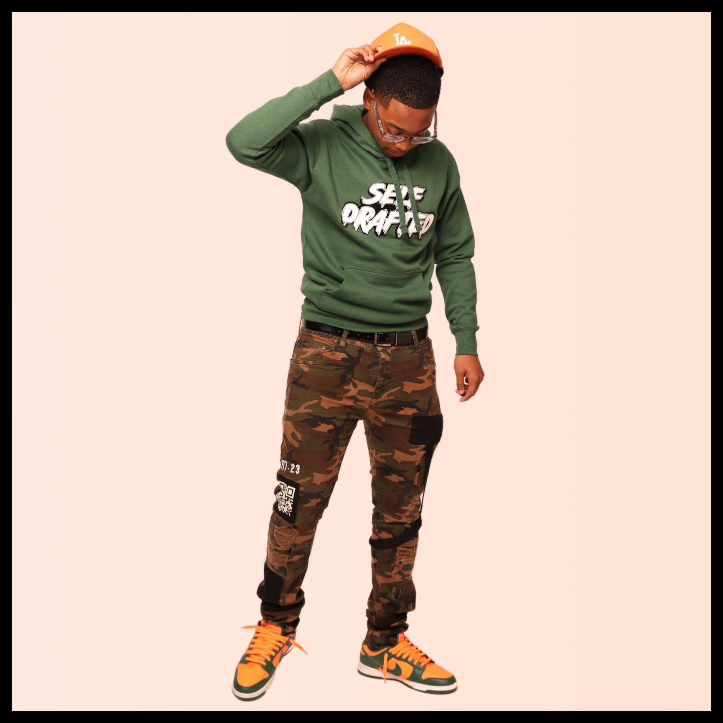 Self Drafted "Forest Green" Premium Pullover Hoodie (Unisex)