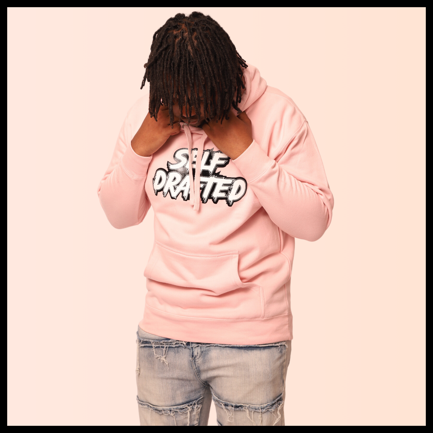 Self Drafted "Soft Pink" Premium Pullover Hoodie (Unisex)