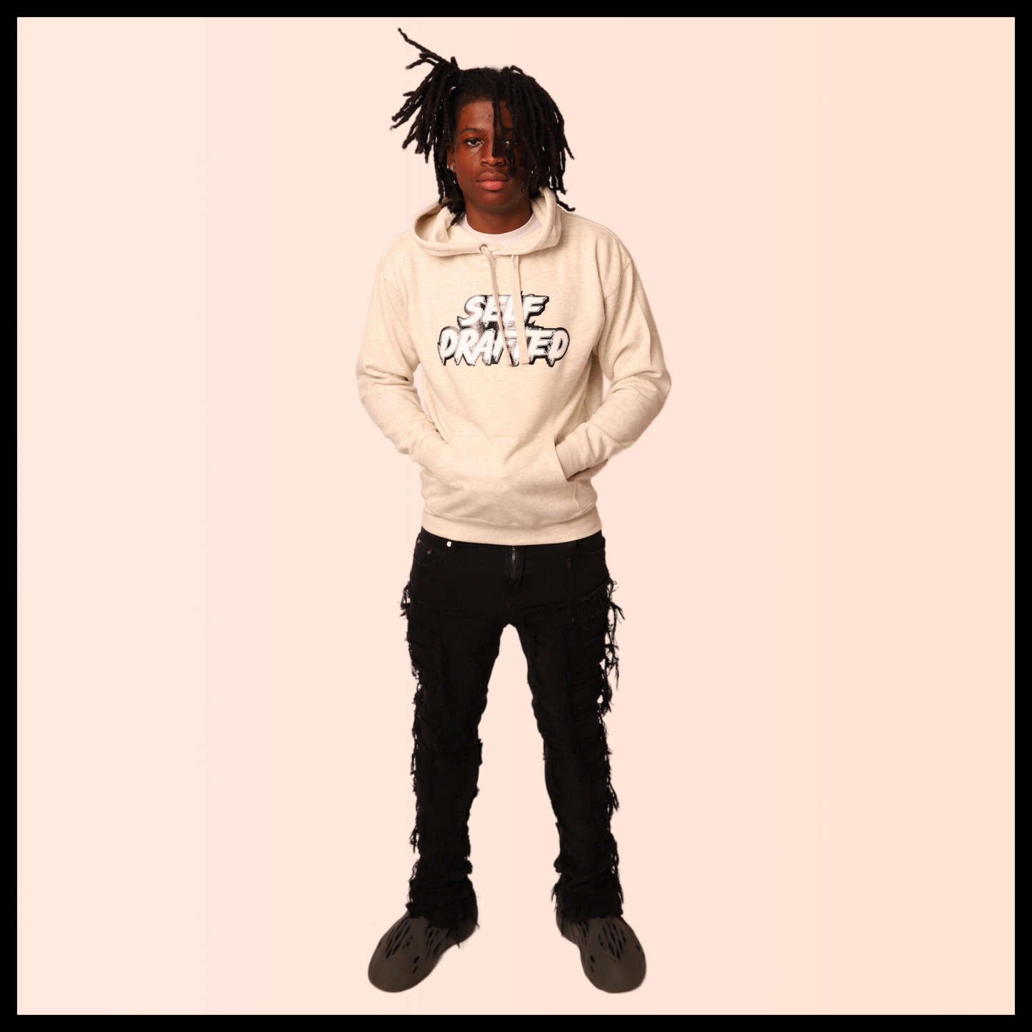 Self Drafted "Oatmeal Heather" Premium Pullover Hoodie (Unisex)