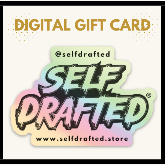 Self Drafted "Digital" Gift Card