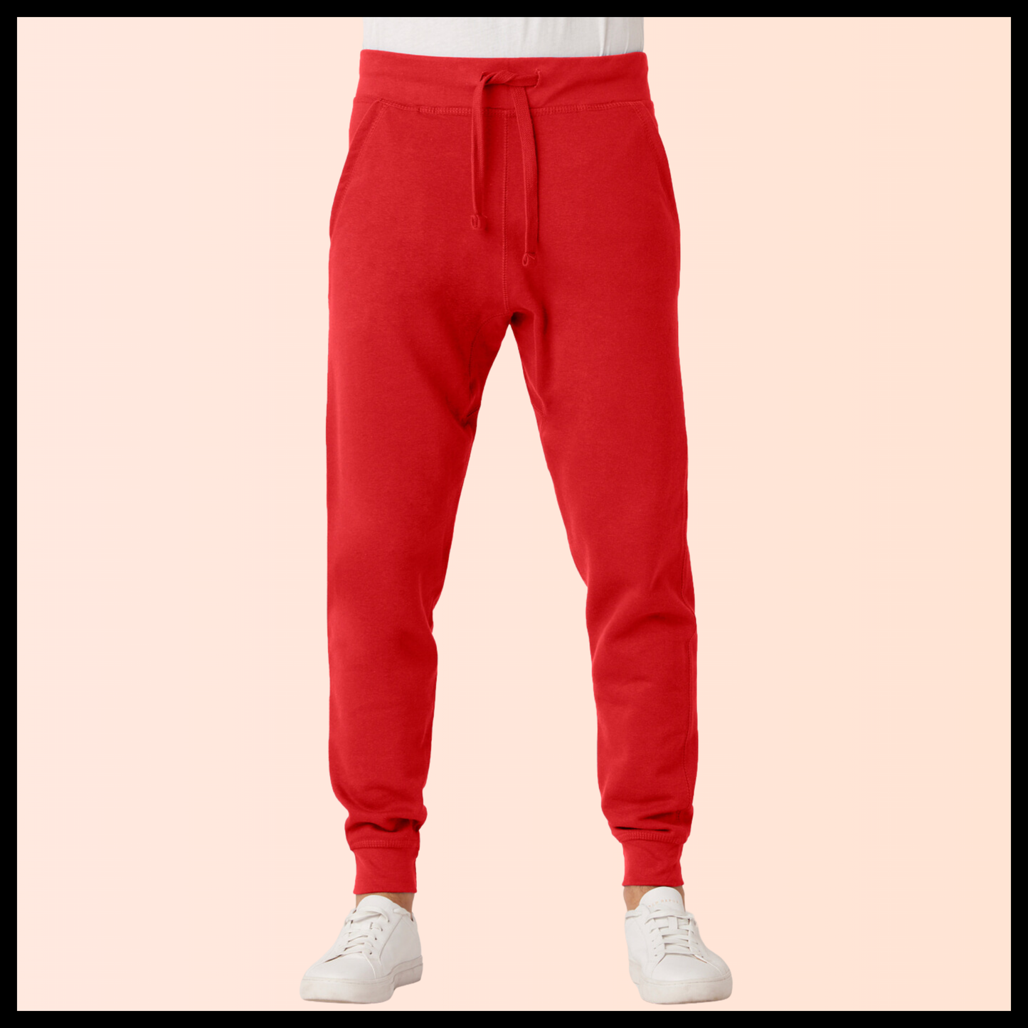 Self Drafted "Fire Red" Premium Jogger Sweatpants (Unisex)