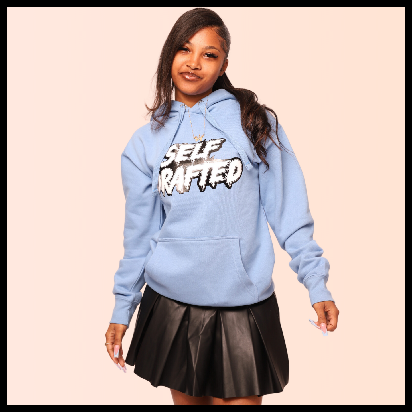 Self Drafted "Carolina Blue" Premium Pullover Hoodie (Unisex)