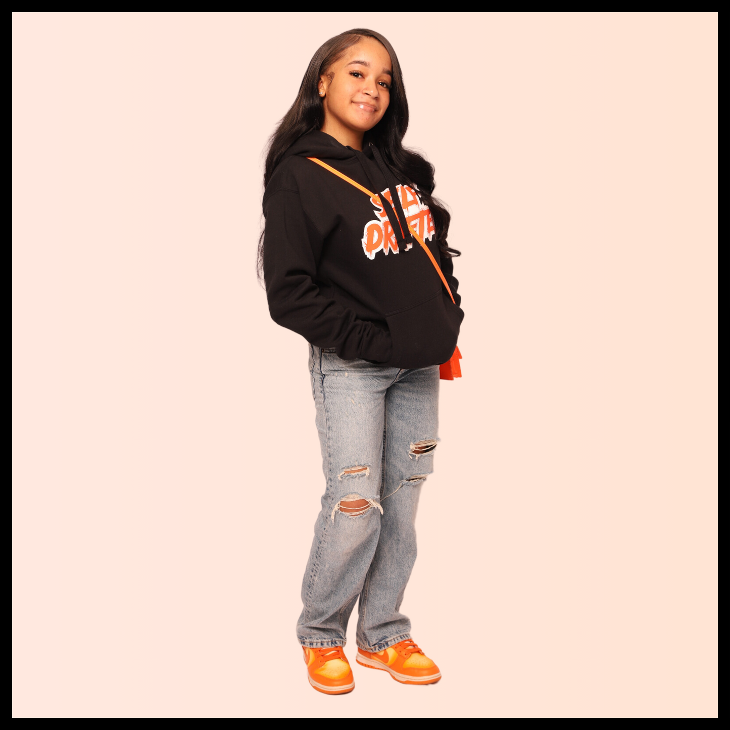 Self Drafted "Orange Sherbet" Premium Pullover Hoodie (Unisex)