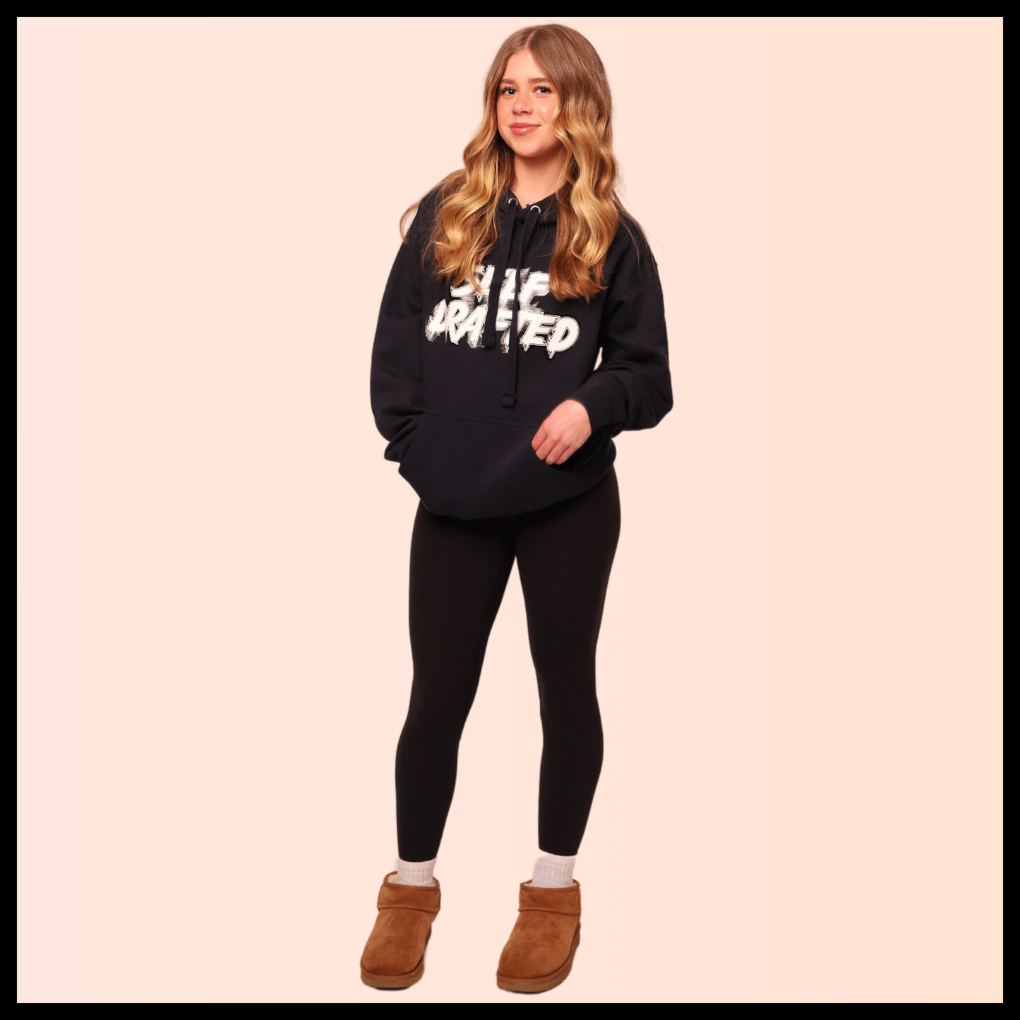 Self Drafted "Navy Blue" Premium Pullover Hoodie (Unisex)