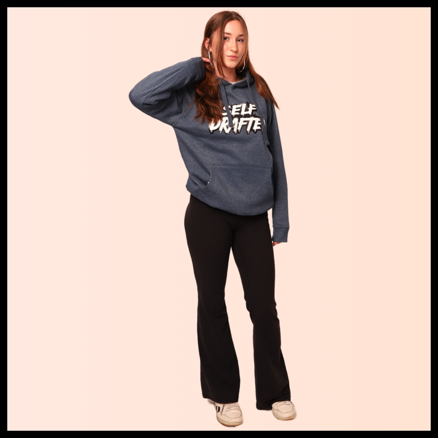 SOLD OUT - Self Drafted "Poseidon Blue Heather" Premium Pullover Hoodie (Unisex)