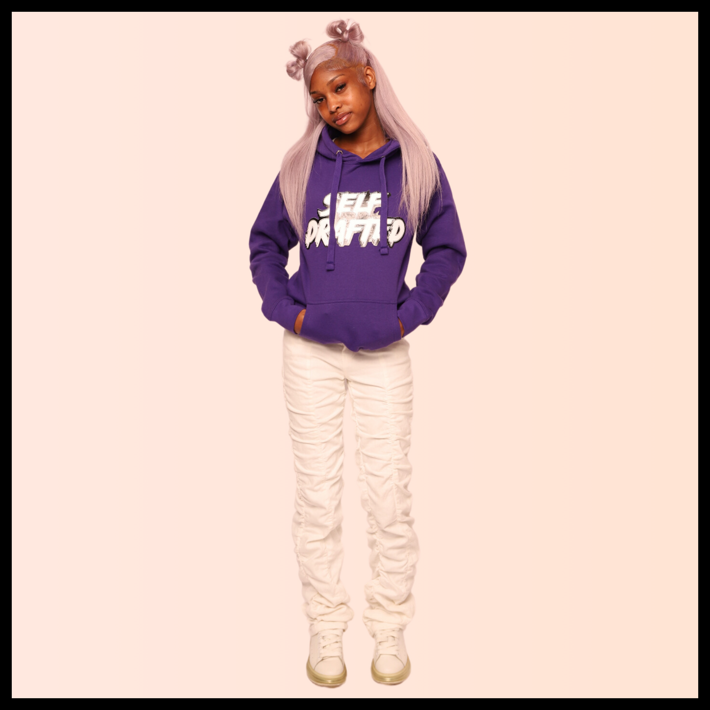 Self Drafted "Purple Grape" Premium Pullover Hoodie (Unisex)