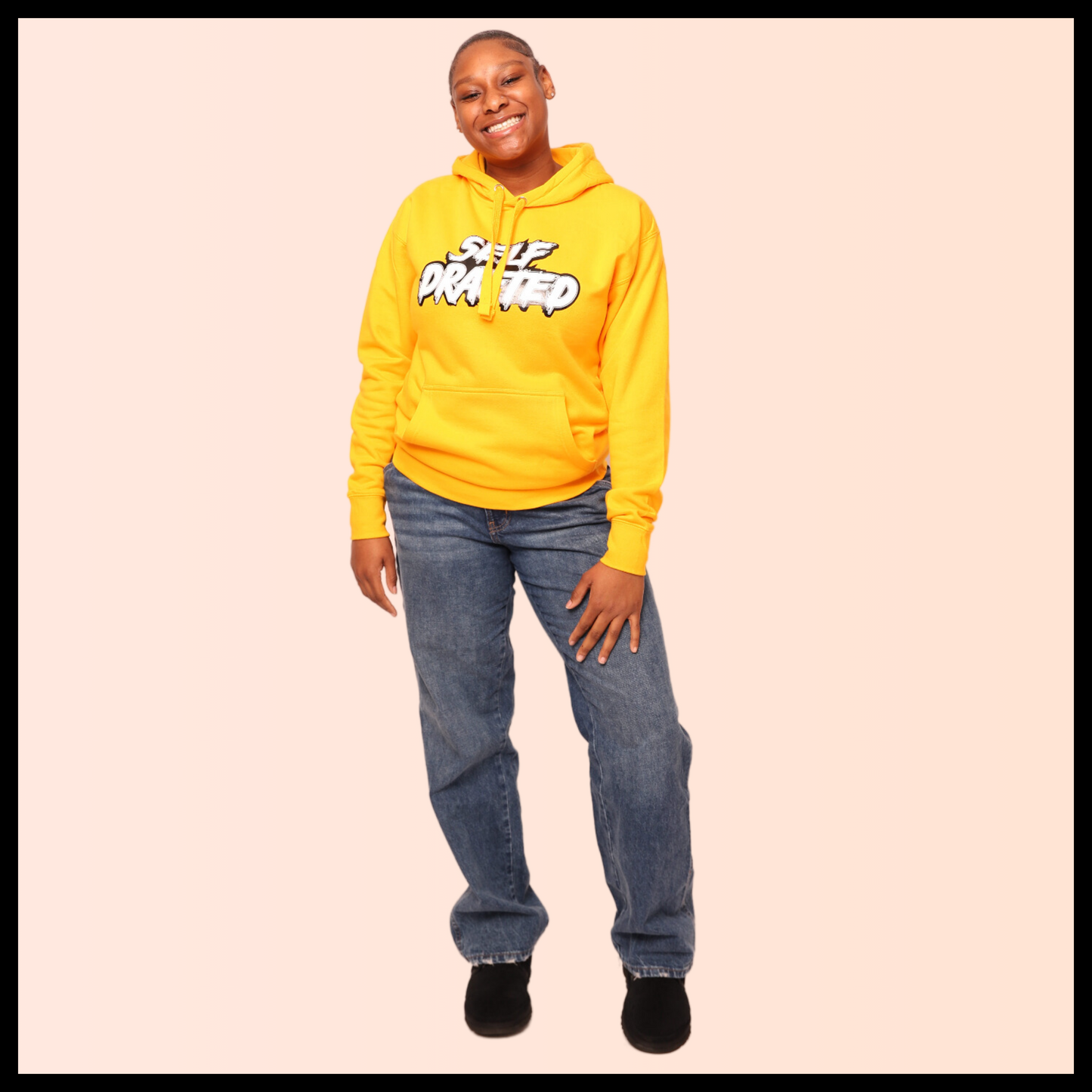 Self Drafted "Varsity Gold" Premium Pullover Hoodie (Unisex)