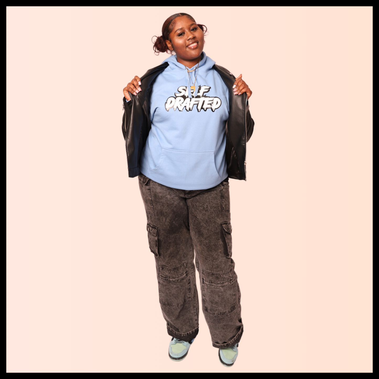 Self Drafted "Carolina Blue" Premium Pullover Hoodie (Unisex)