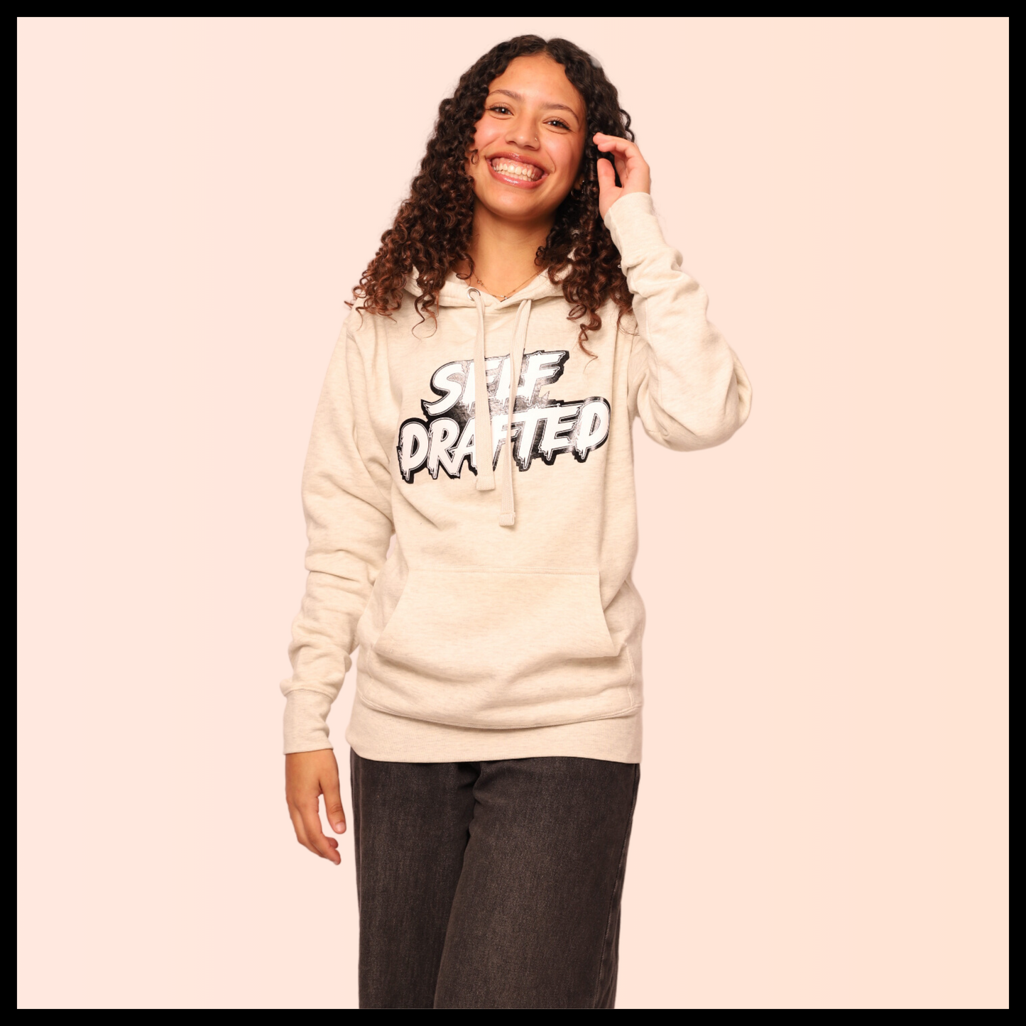 Self Drafted "Oatmeal Heather" Premium Pullover Hoodie (Unisex)