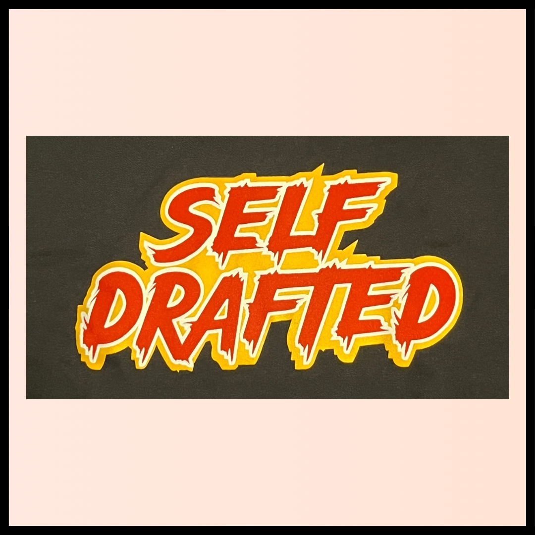 Self Drafted 3 Color Custom "Red, Gold & White" Premium Pullover Hoodie (Unisex Size)