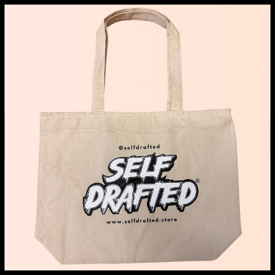 Self Drafted "Natural Tan" Premium Zipper Tote Bag