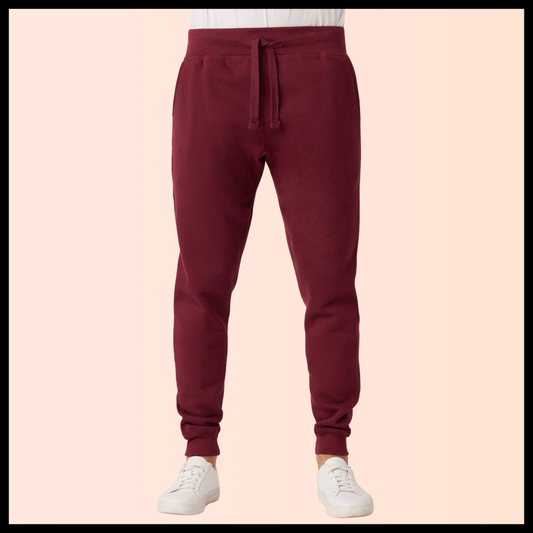 Self Drafted "Crimson Maroon" Premium Jogger Sweatpants (Unisex)